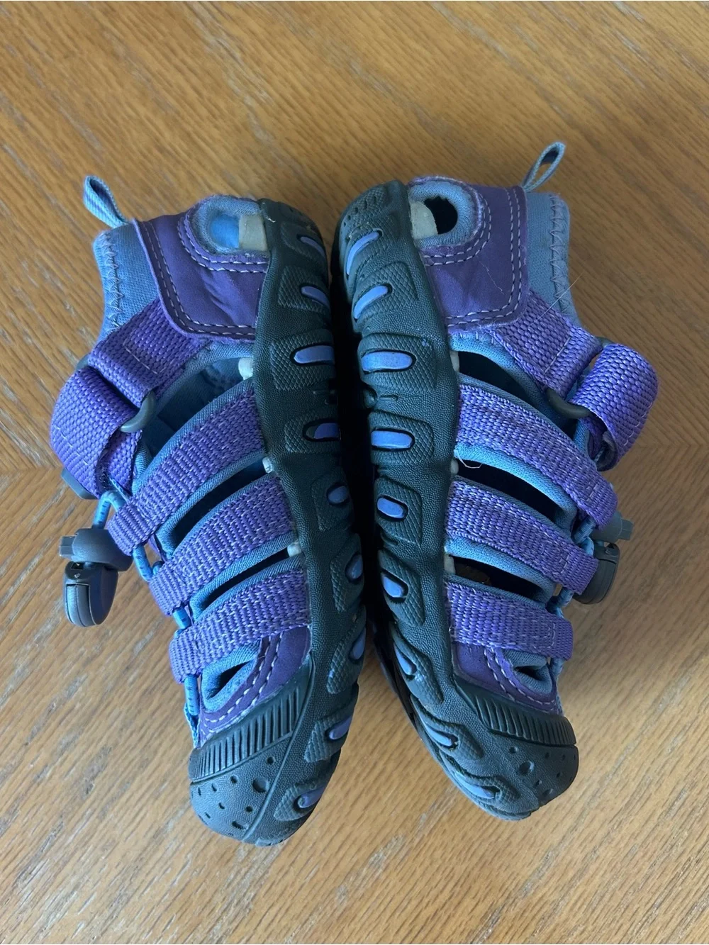 Weestep Toddler Size 6 Purple Water Sandals Beach Shoes